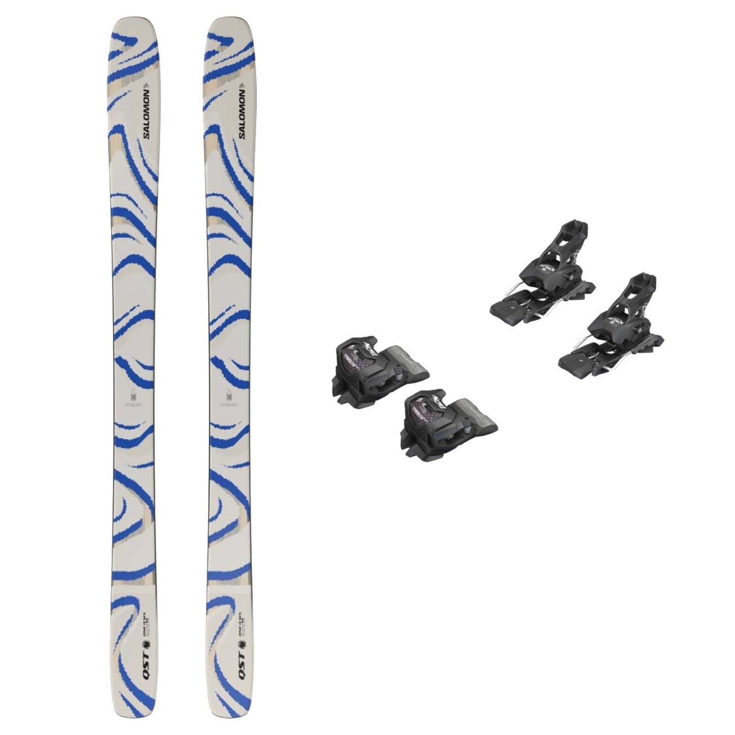 Salomon QST 106 Ski + Attack 14 GW Bindings 2026 Bundle - Skiis & Biikes
