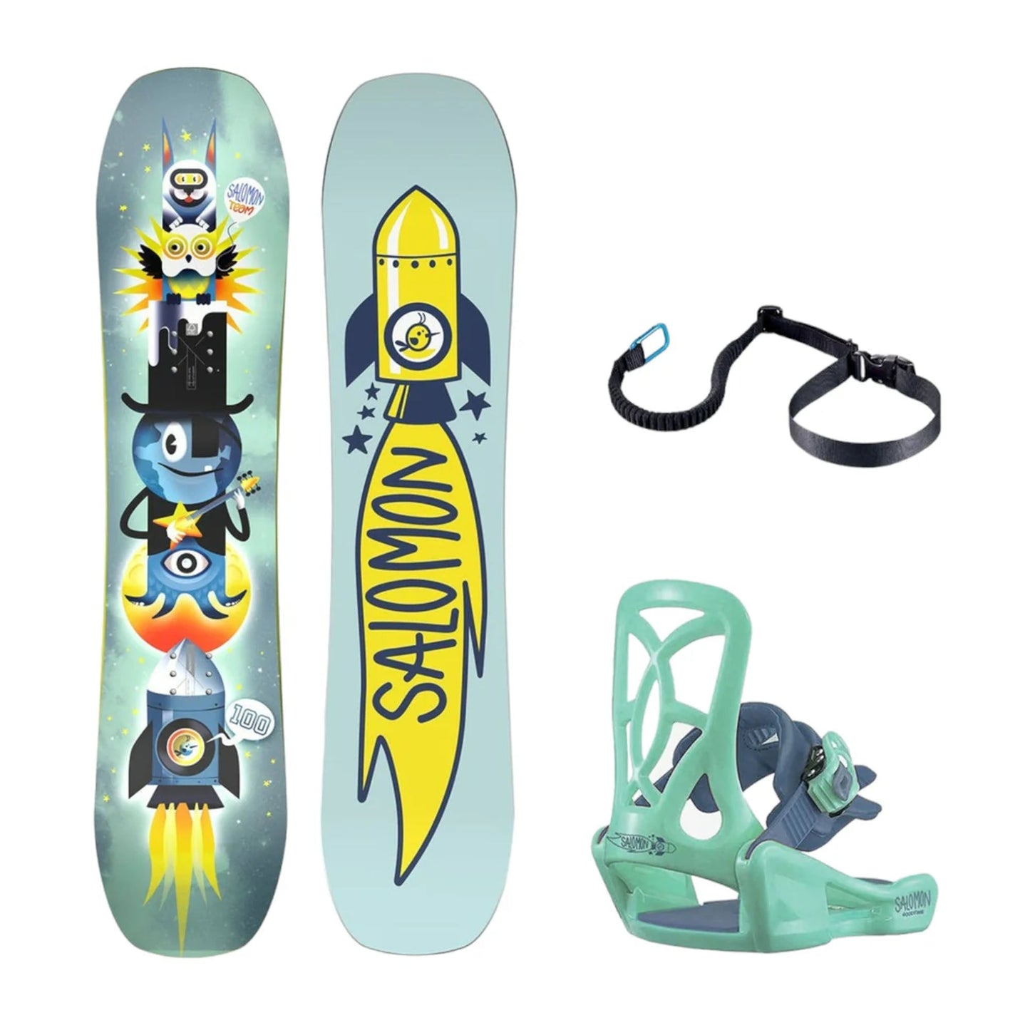 Salomon Team Junior Snowboard Package 2025 - Skiis & Biikes