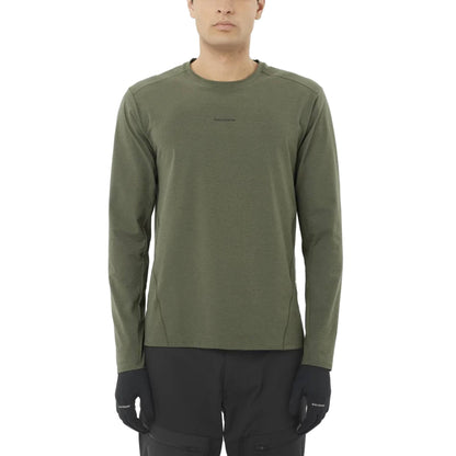 Salomon Trackline Long Sleeve Mens Shirt - Skiis & Biikes
