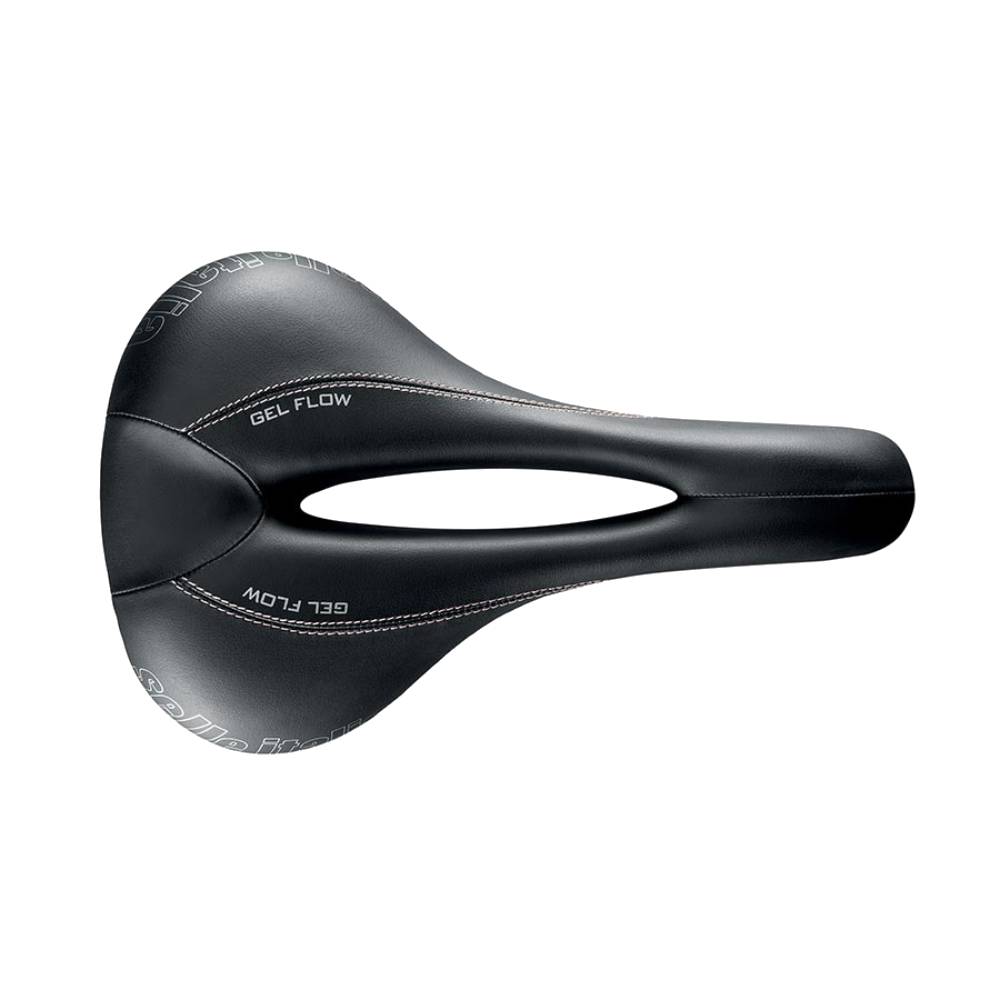 Selle Italia Donna Gel Flow Womens Saddle Black - Skiis & Biikes