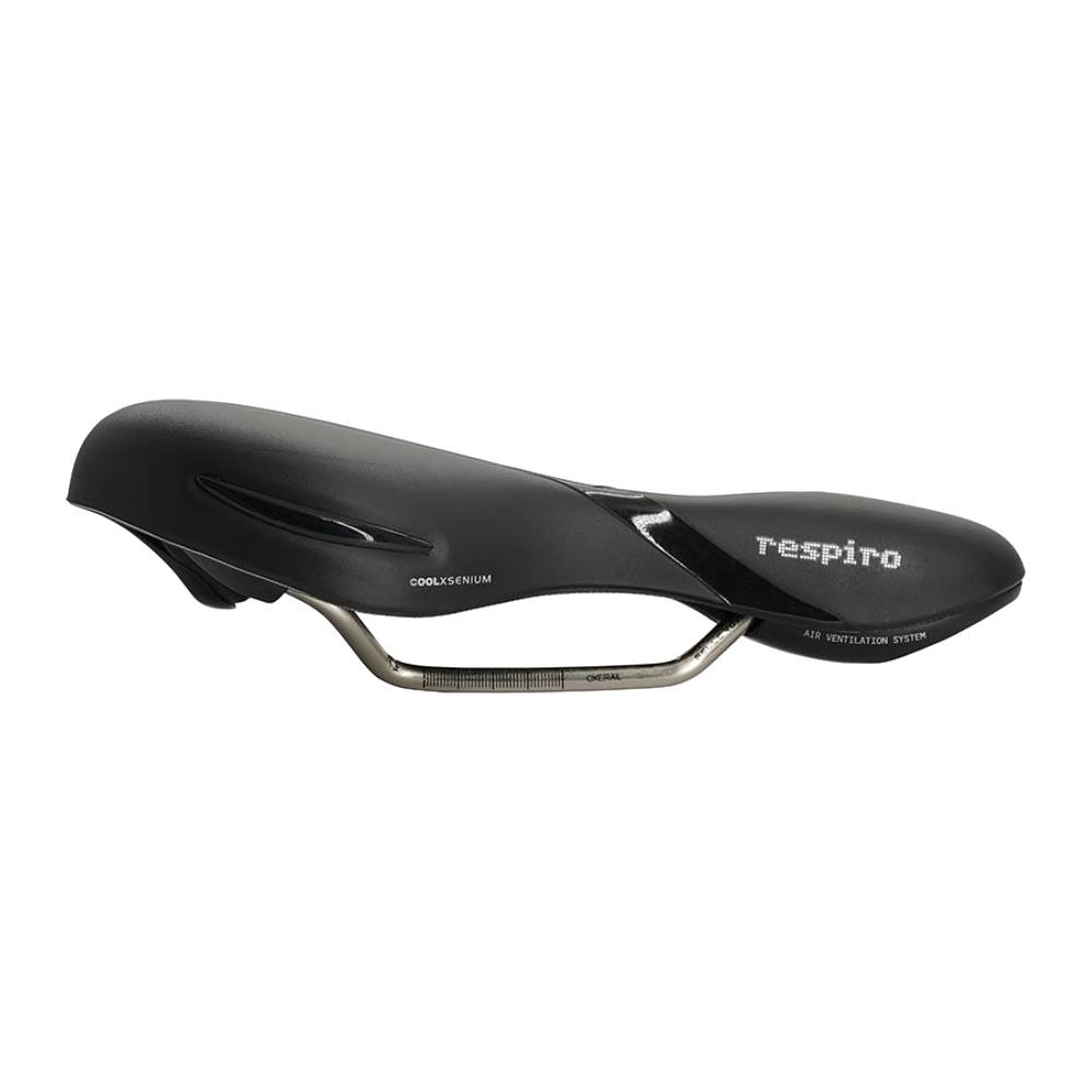 Selle Royal Respiro Athletic Saddle 279 x 159mm Black - Skiis & Biikes