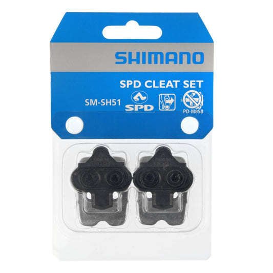 Shimano SM - SH51 SPD Cleat Set Single Release With Cleat Nut - Skiis & Biikes