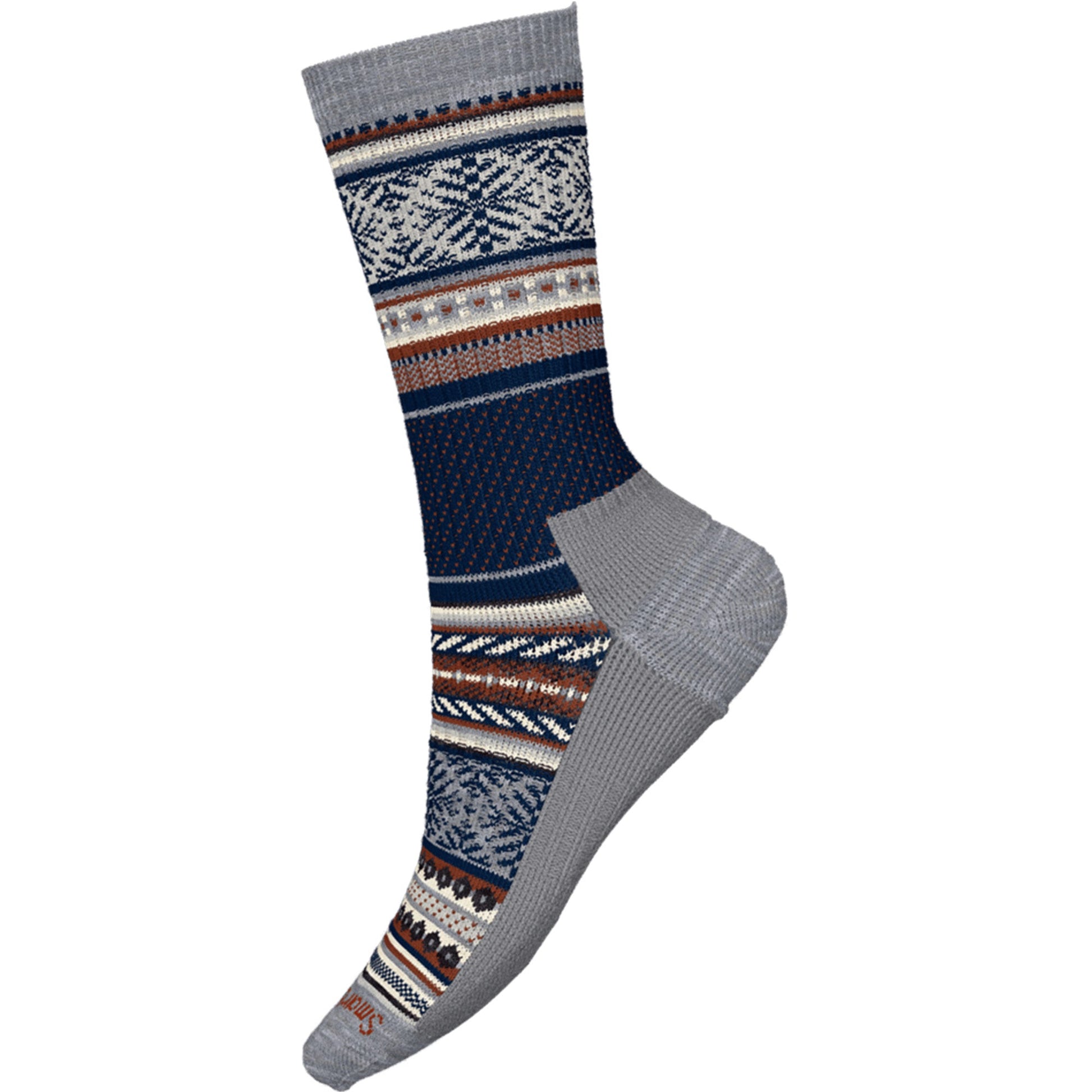 Smartwool Everyday Fair Isle Sweater Adult Crew Sock - Skiis & Biikes