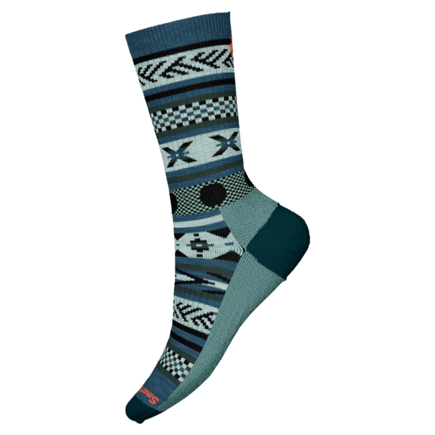 Smartwool Everyday Games Unisex Crew Sock - Skiis & Biikes