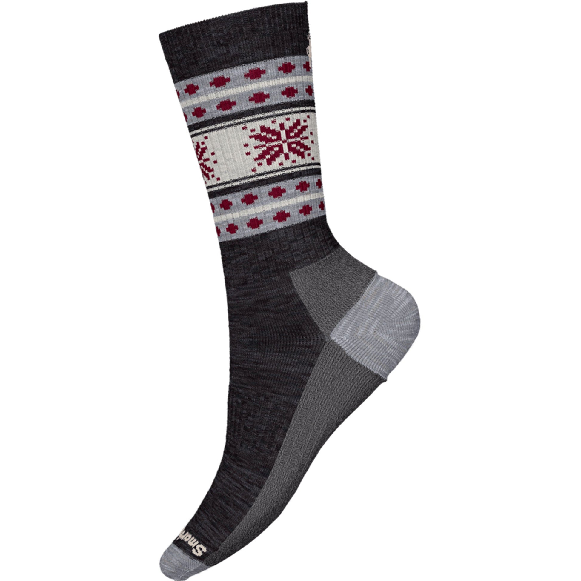 Smartwool Everyday Snowflake Dream Adult Crew Sock - Skiis & Biikes