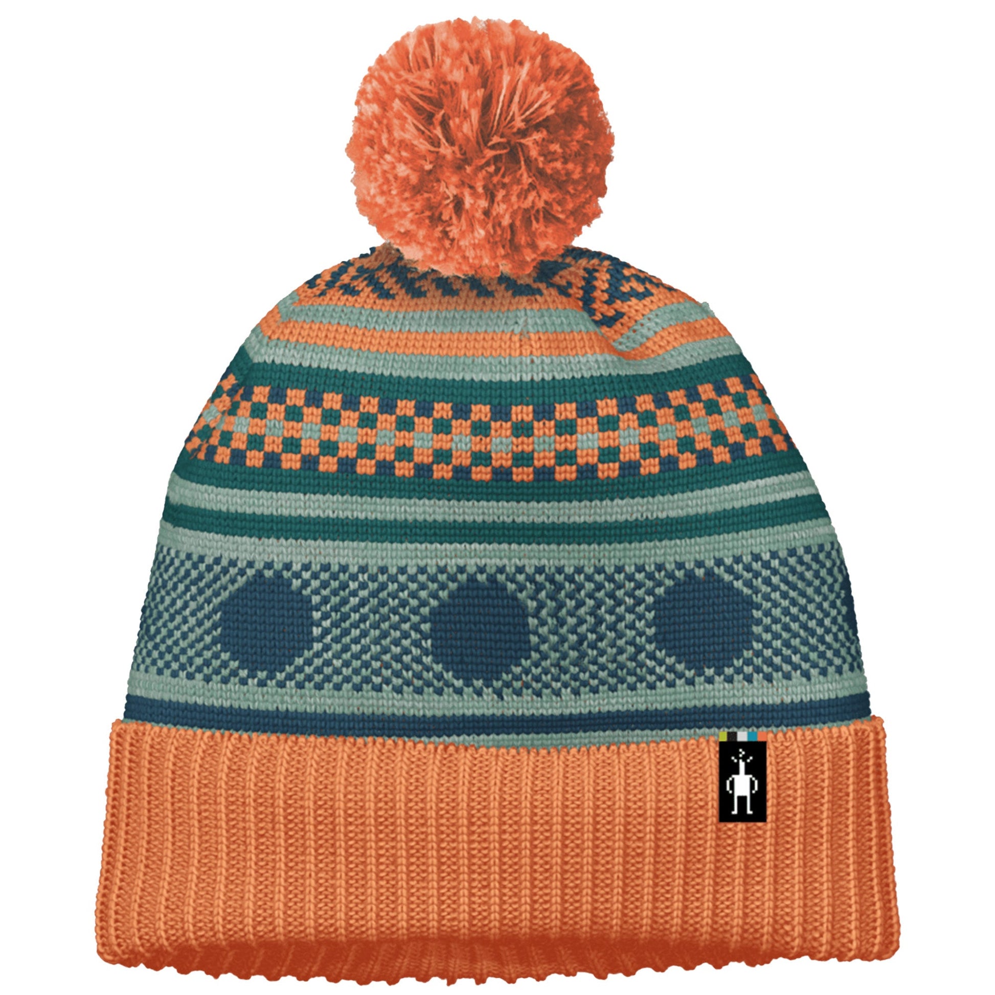 Smartwool Fairisle Adult Fleece Lined Beanie - Skiis & Biikes