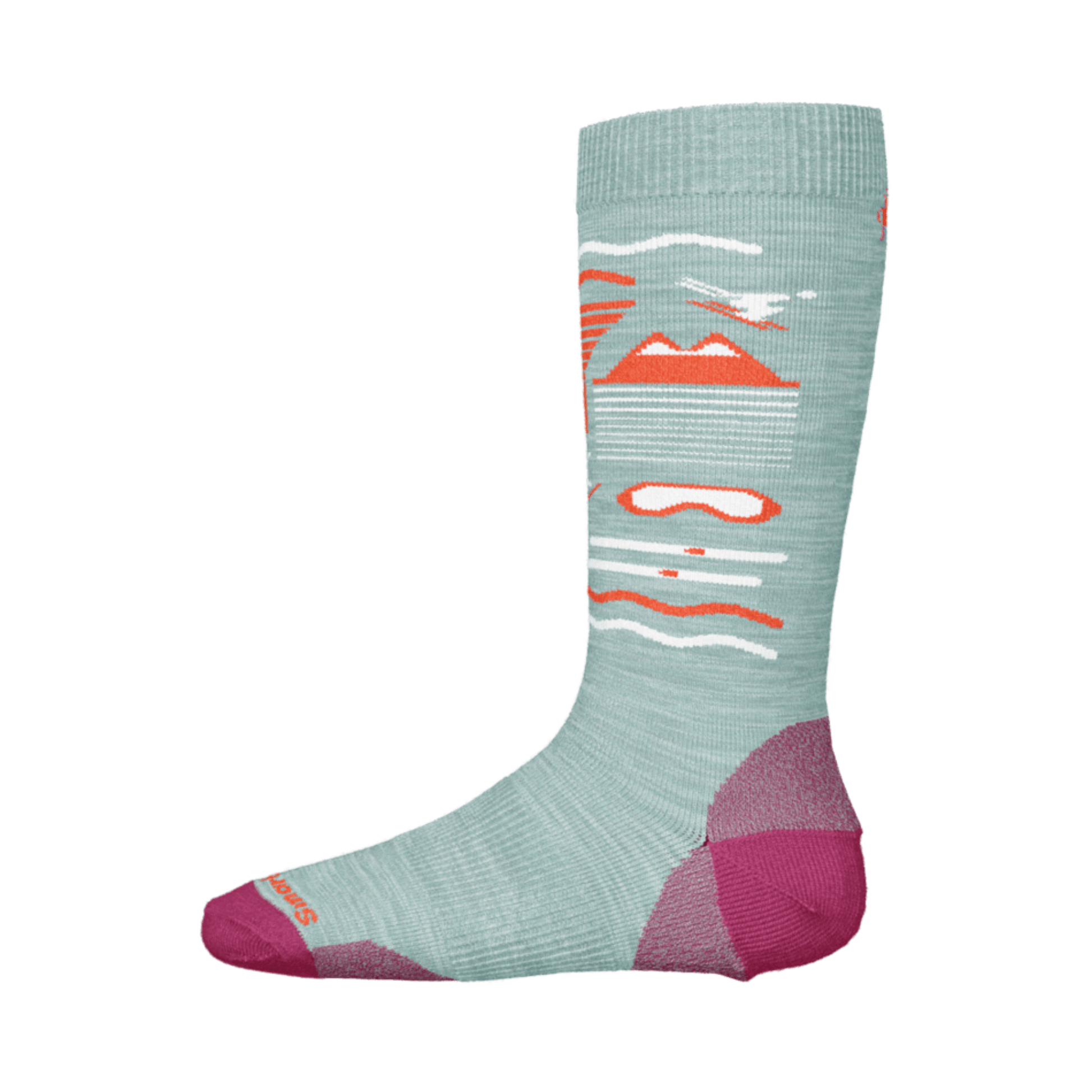 Smartwool Full Cushion Ski Day Kids OTC Sock - Skiis & Biikes