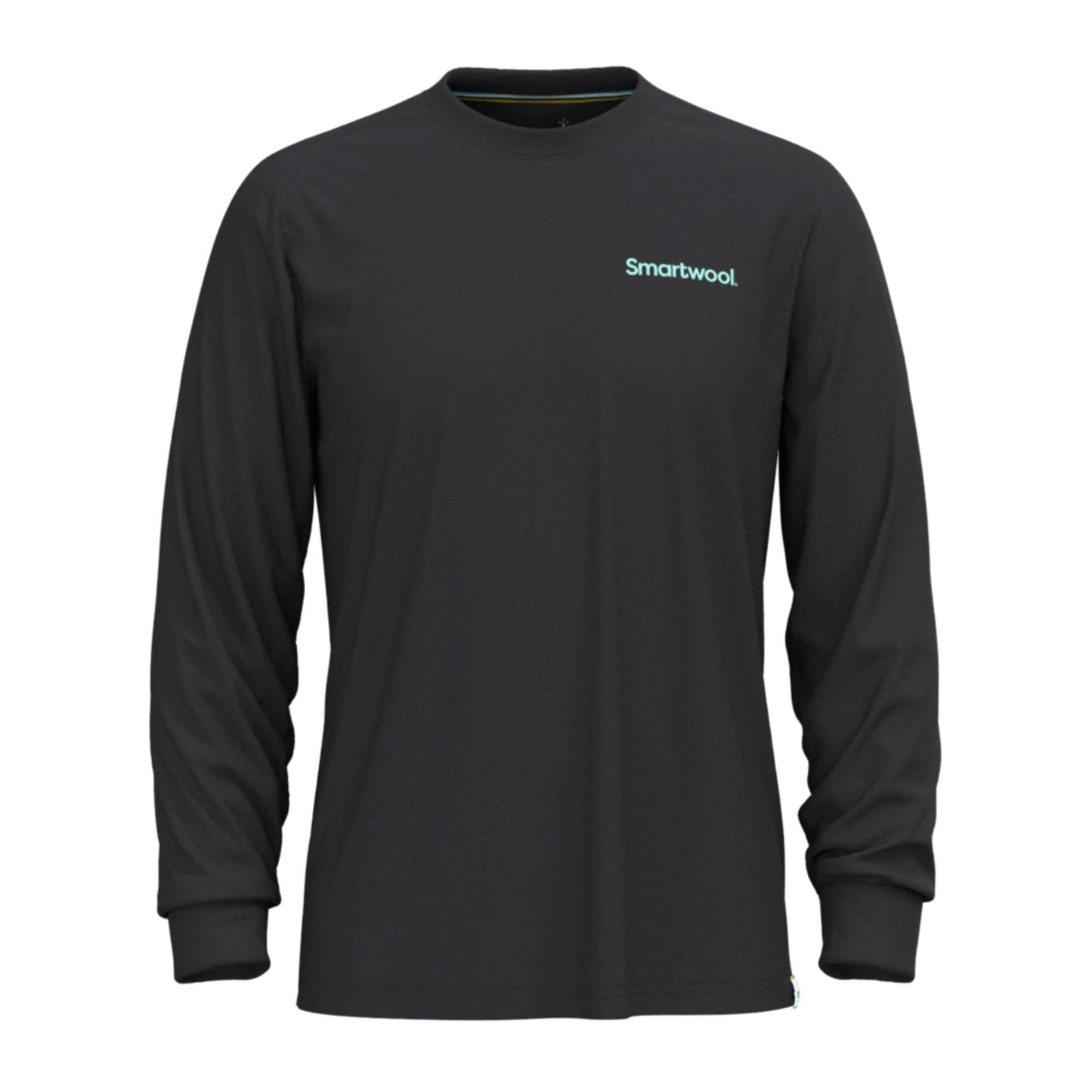 Smartwool Gondola View Mens LS Graphic Tee - Skiis & Biikes