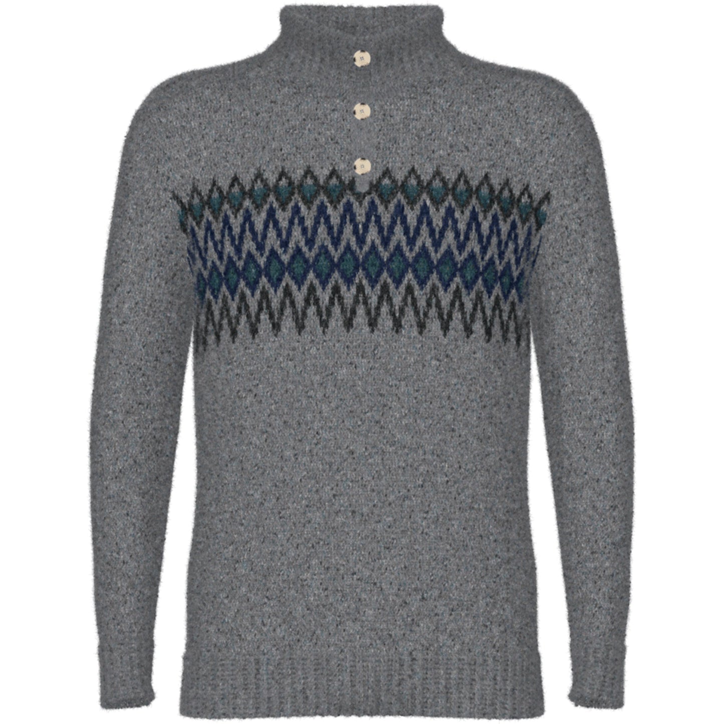 Smartwool Heavy Henley Mens Sweater - Skiis & Biikes