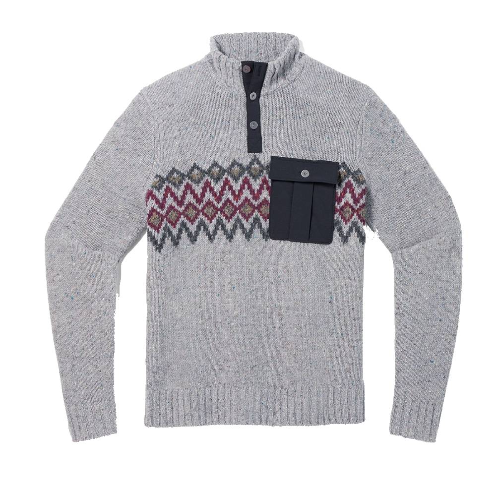 Smartwool Heavy Henley Mens Sweater - Skiis & Biikes