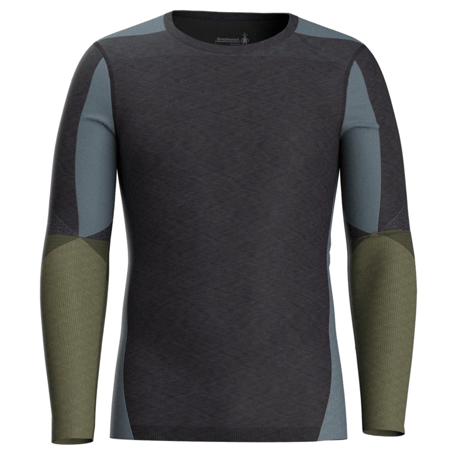 Smartwool Intraknit Merino Mens Colorblock Crew - Skiis & Biikes