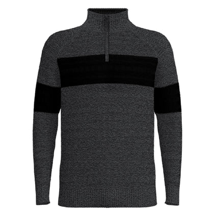Smartwool Ripple Ridge Stripe Mens Half Zip Sweater - Skiis & Biikes