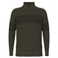 Smartwool Ripple Ridge Stripe Mens Half Zip Sweater - Skiis & Biikes
