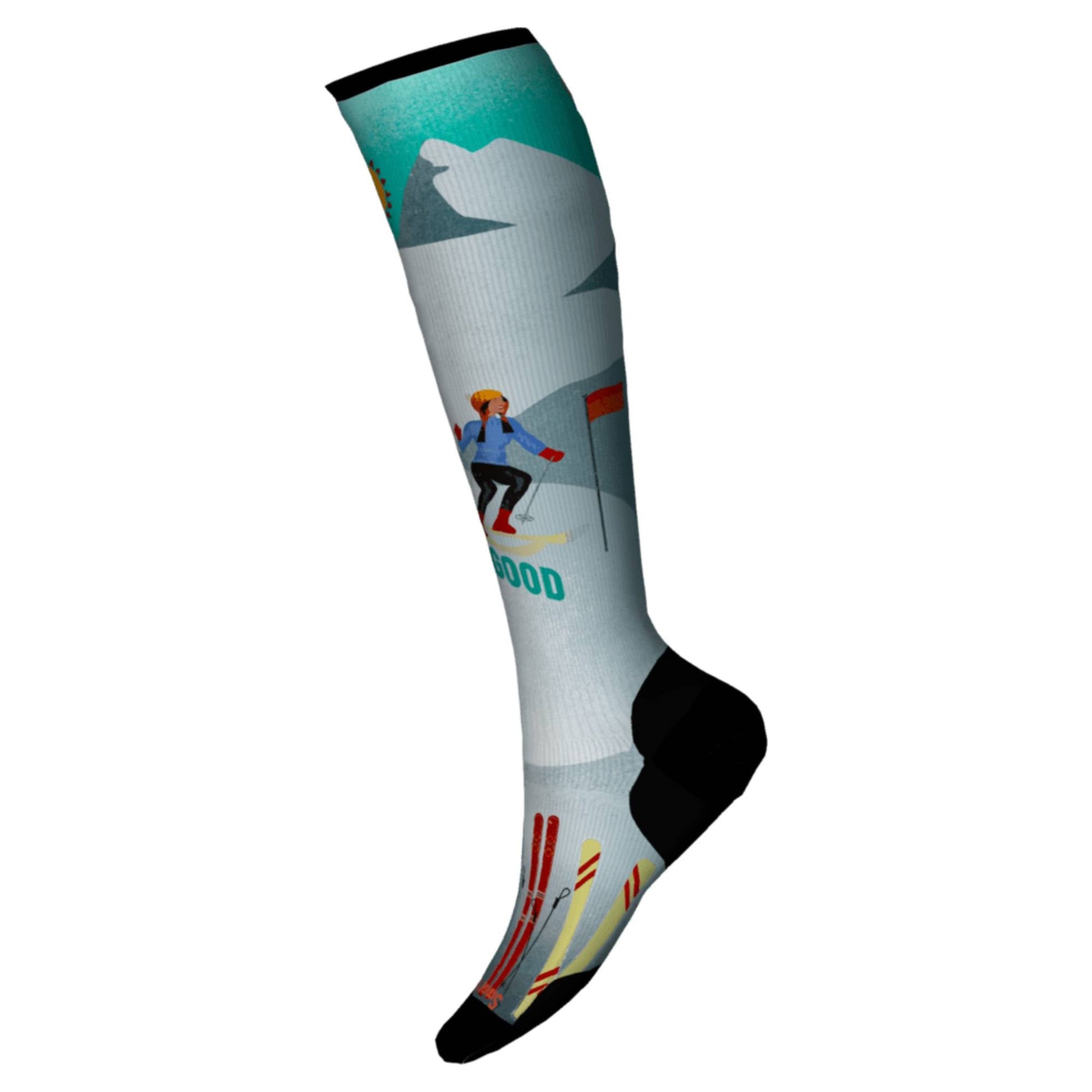 Smartwool Ski Targeted Cushion Snow Bunny Womens Sock - Skiis & Biikes