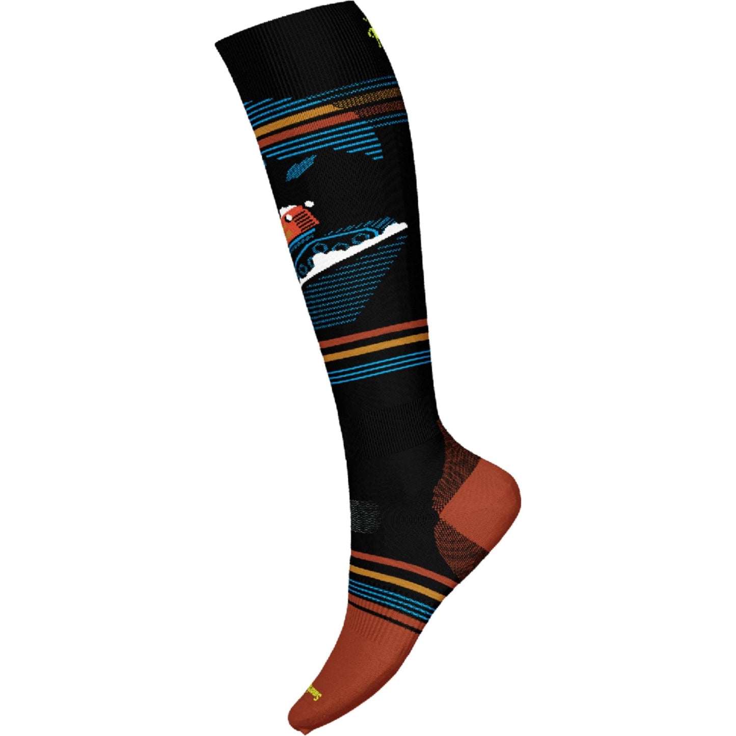 Smartwool Snb Targeted Cushion Stripe OTC Mens Sock - Skiis & Biikes