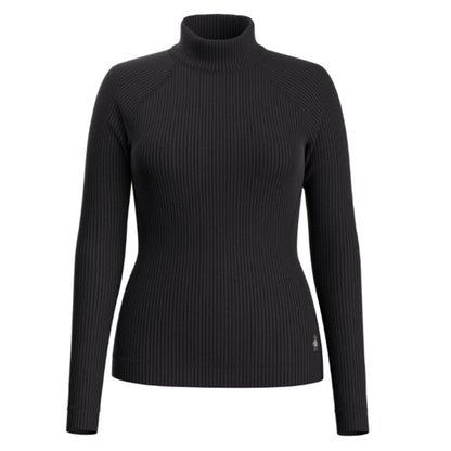 Smartwool Womens Merino Rib Turtleneck - Skiis & Biikes