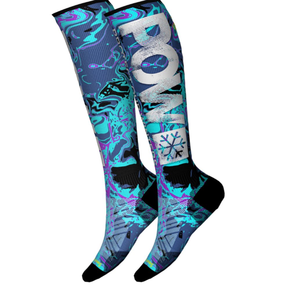 Smartwool Zero Cushion POW OTC Mens Sock - Skiis & Biikes