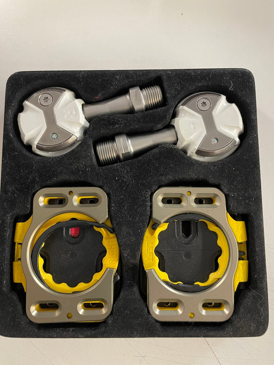 Speedplay Zero Stainless Steel Pedals White - Skiis & Biikes