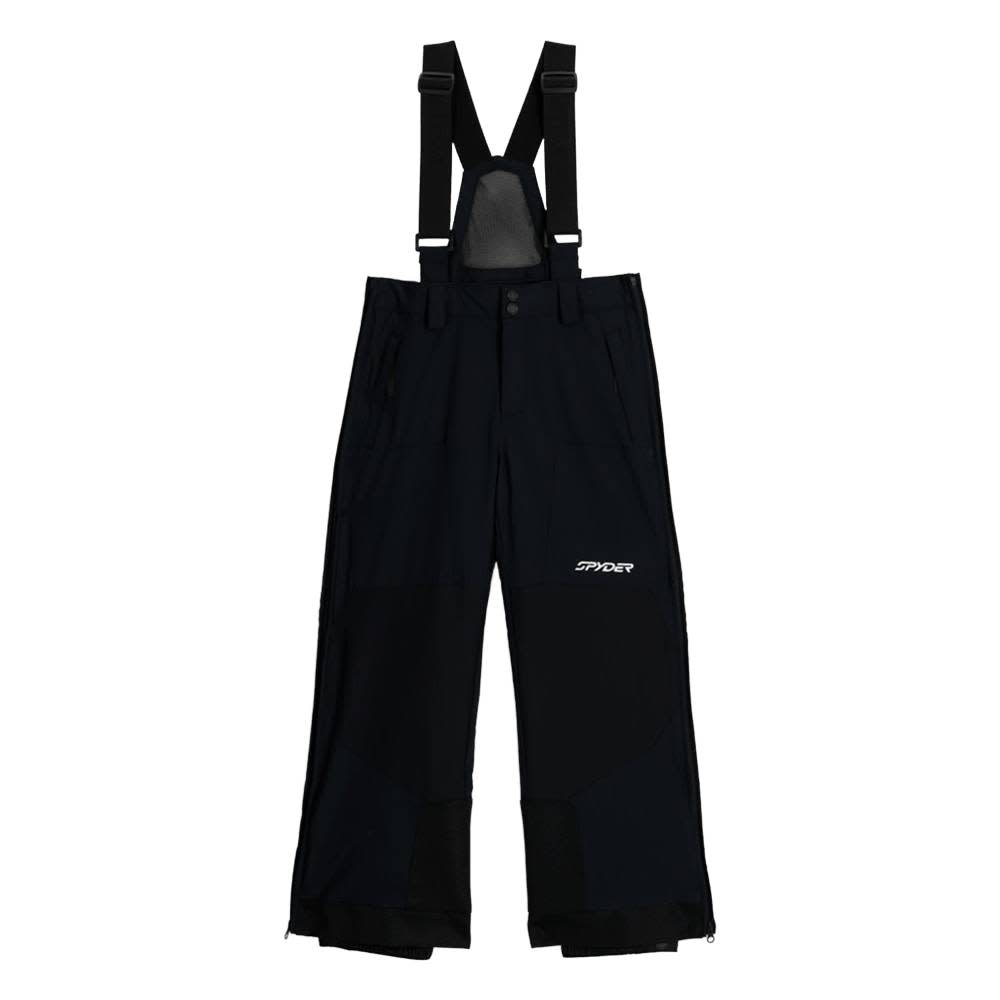 Spyder Guard Full Zip Junior Pant Black 14 (No Suspenders) - Skiis & Biikes