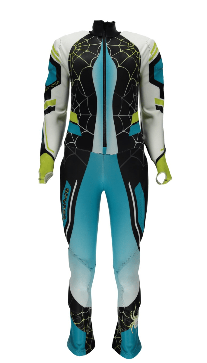 Spyder Nine Ninety GS Girls Race Suit 2018 - Skiis & Biikes