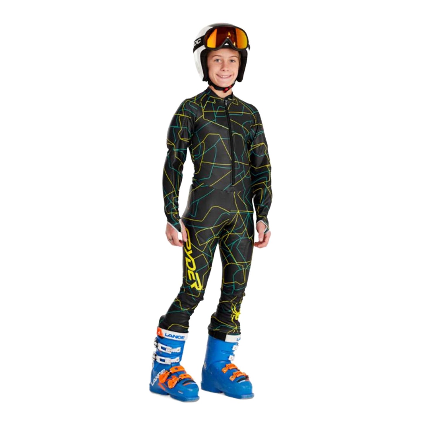 Spyder Performance GS Boys Race Suit - Skiis & Biikes