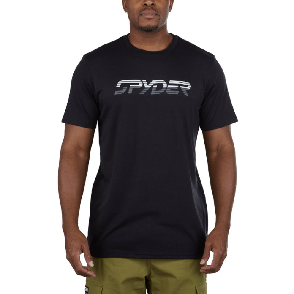 Spyder Retro Logo Mens SS T-Shirt 2023 - Skiis & Biikes