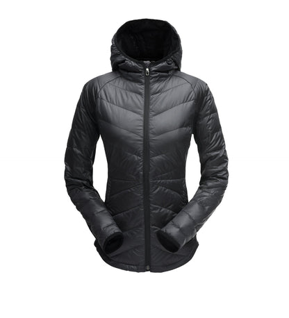 Spyder Solitude Ladies Hoody Down Jacket 2019 - Skiis & Biikes