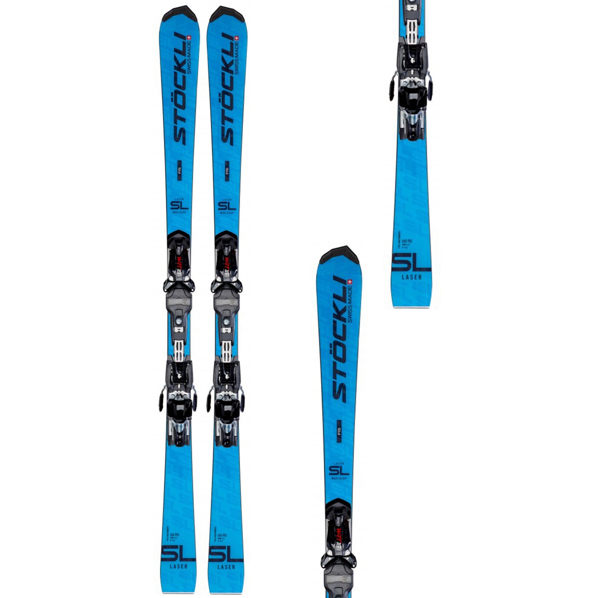 Stockli Laser SL FIS Skis + Salomon WRT 16 Binding 2025 - Skiis & Biikes