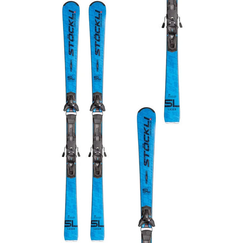 2024 Stockli Laser SL 165cm Used Demo Skis w Bindings - Powder7
