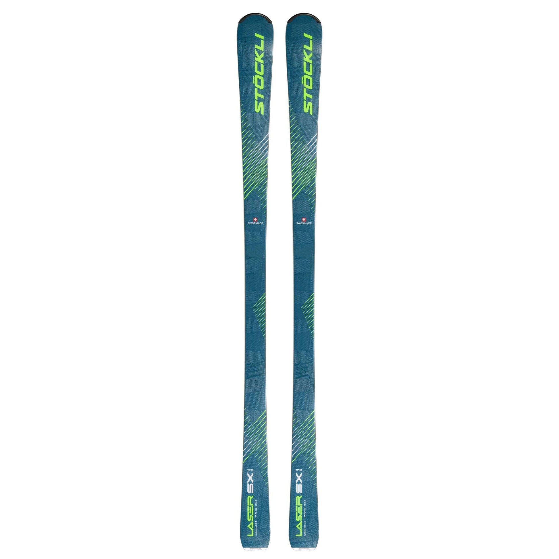 Stockli Laser SX Ski + Salomon SRT 12 GW Binding 2026 - Skiis & Biikes