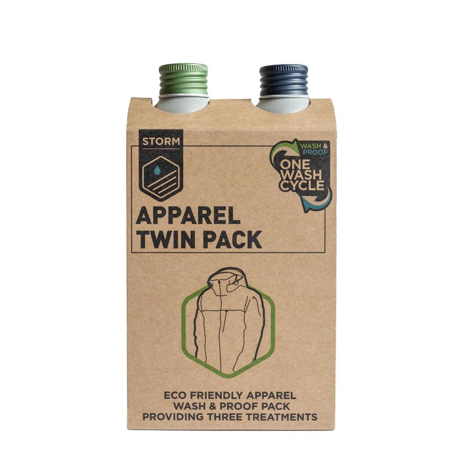 Storm Apparel Wash + Proof Twin Pack - Skiis & Biikes
