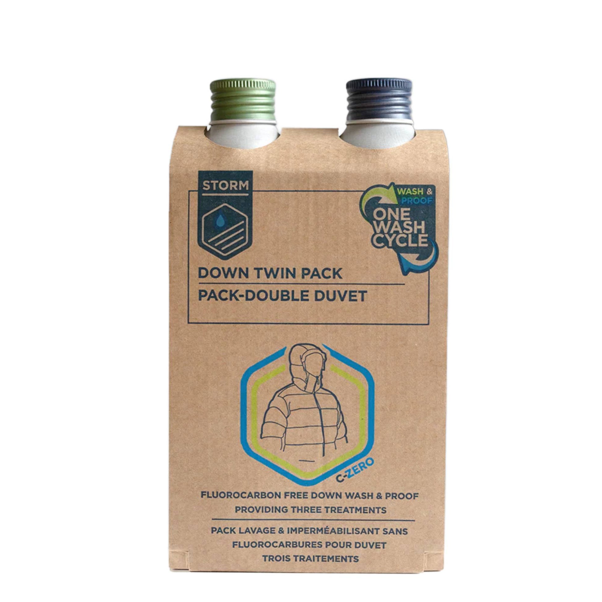 Storm Down Wash + Proof Twin Pack - Skiis & Biikes