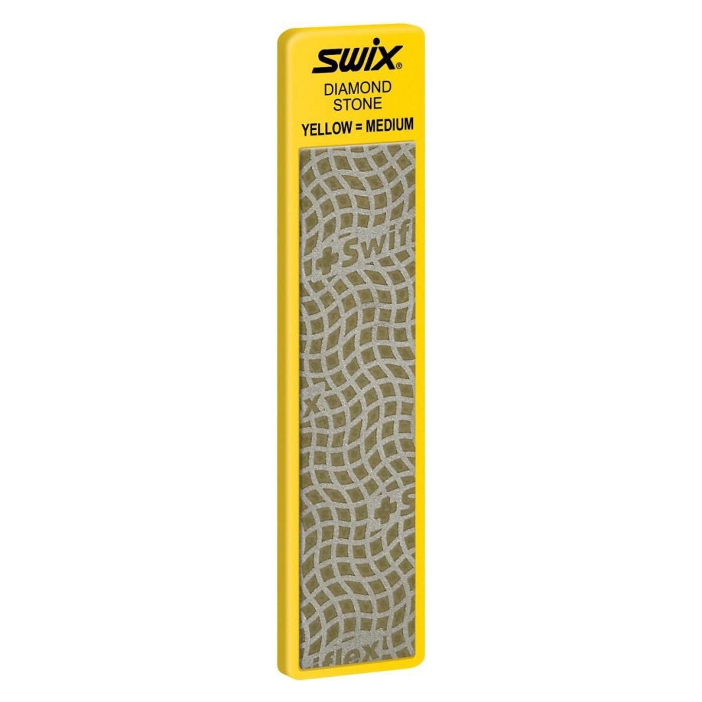 Swix Economy Diamond Stone Medium 400 Yellow 100mm - Skiis & Biikes