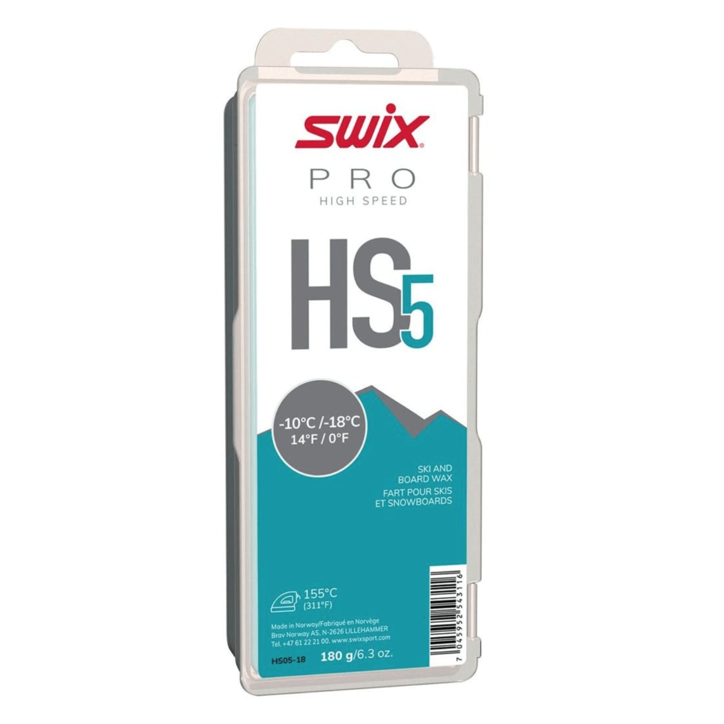 Swix HS5 - 10c to - 18c Wax - Skiis & Biikes