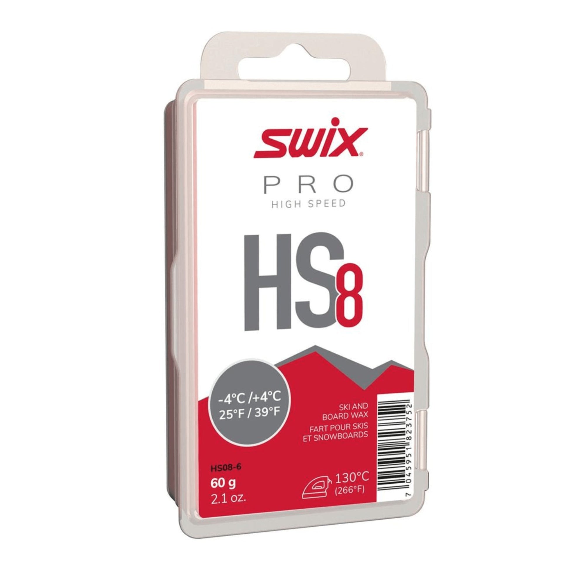 Swix HS8 - 4c to +4c Wax - Skiis & Biikes