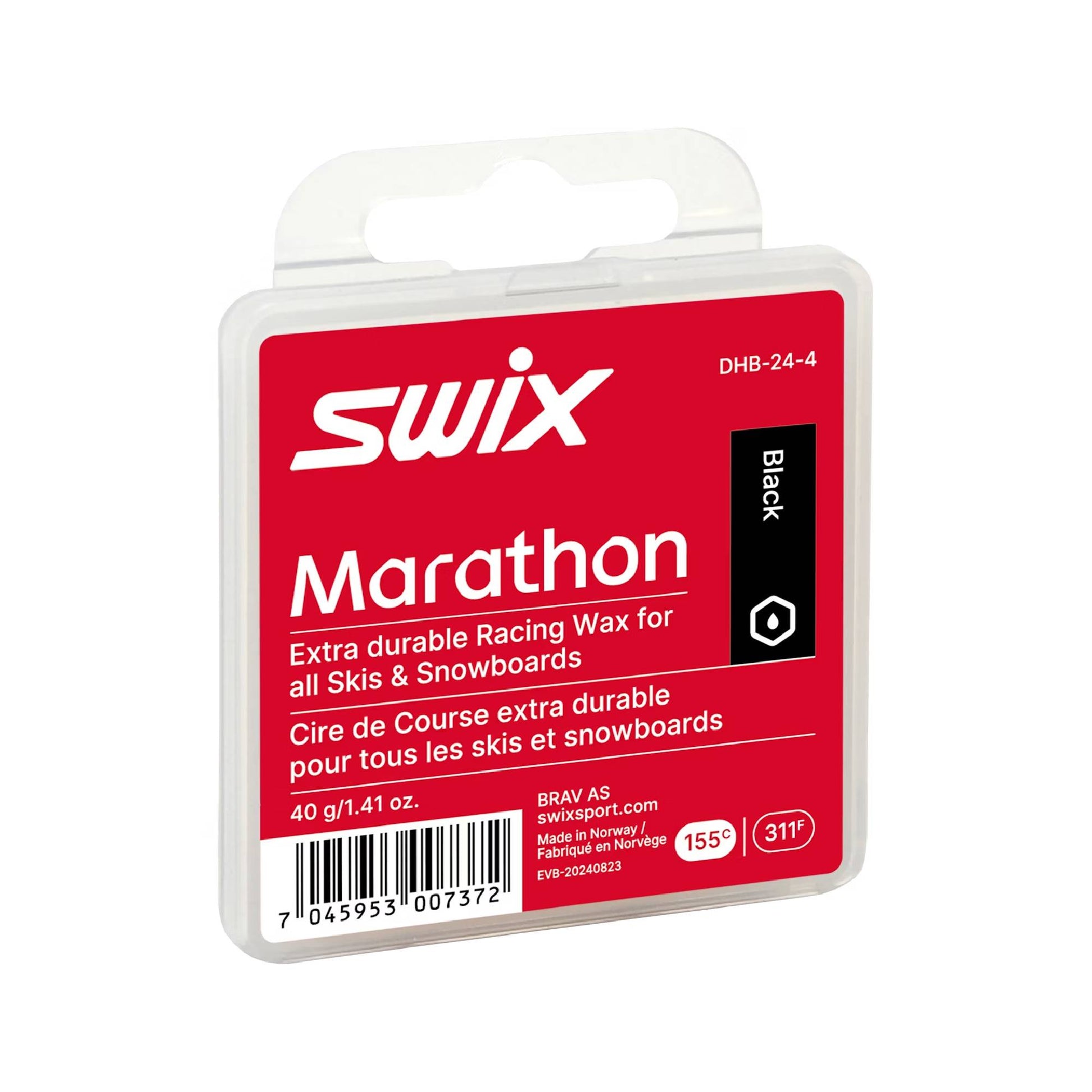 Swix Marathon Black Wax - Skiis & Biikes