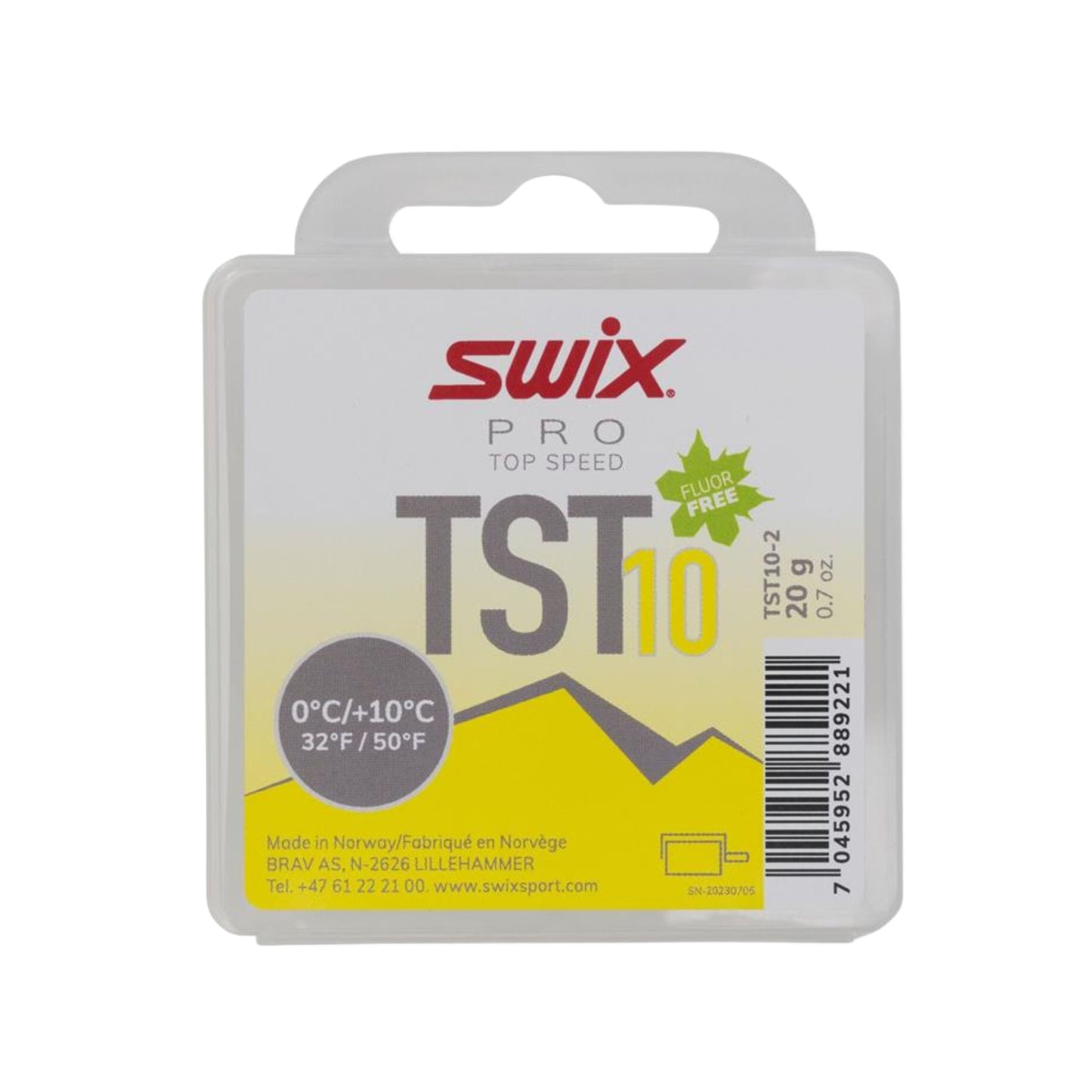 Swix TS10 Turbo 0c to +10c Wax - Skiis & Biikes