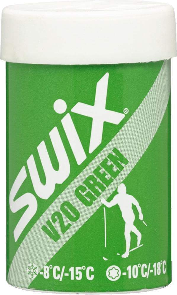 Swix V20 Green - 8degC to - 18degC Wax - Skiis & Biikes