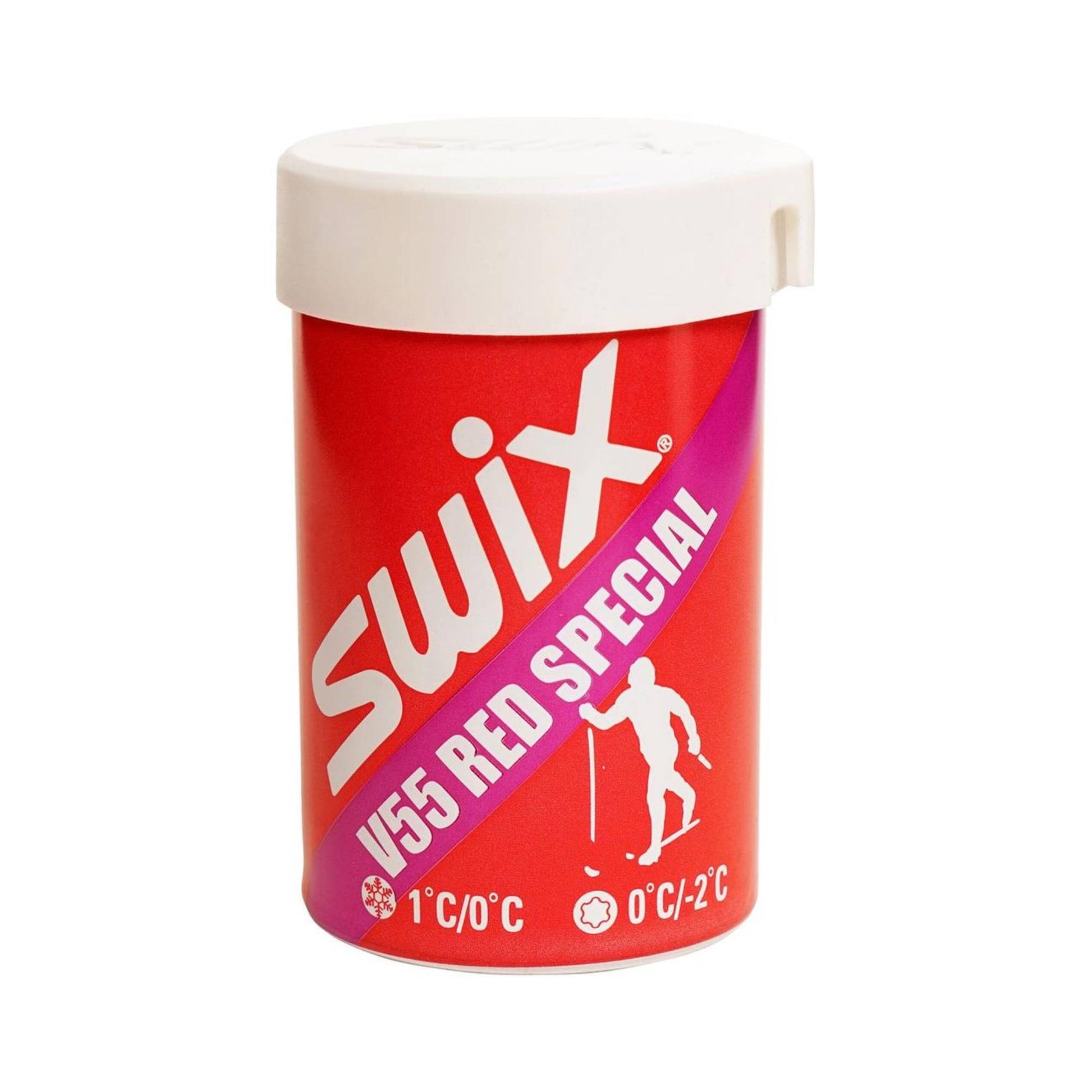 Swix V55 Red Special 1degC to - 2degC Wax - Skiis & Biikes
