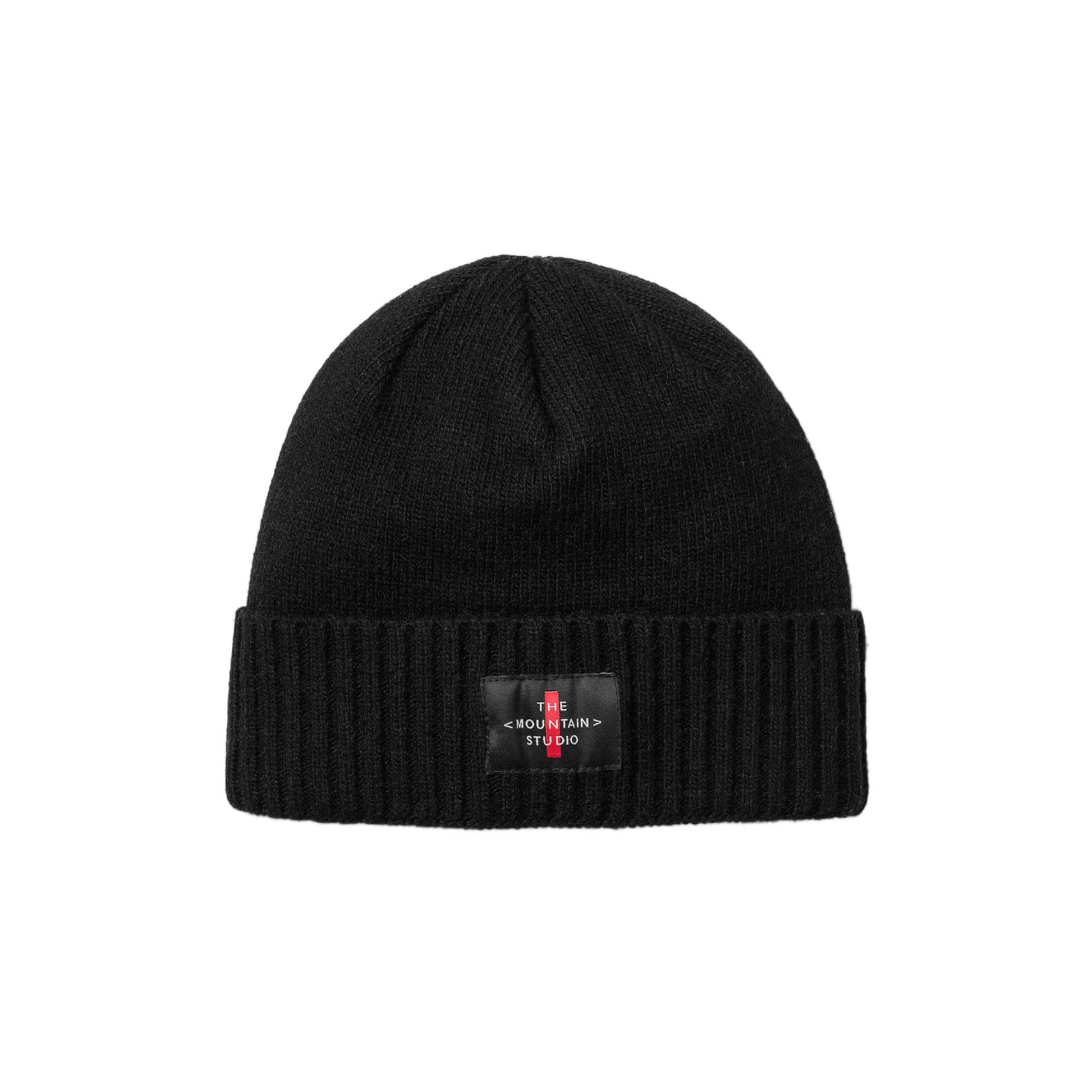 The Mountain Studio Cross Logo Adult Beanie - Skiis & Biikes