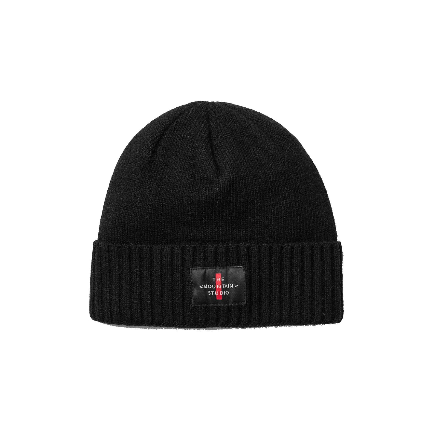 The Mountain Studio Cross Logo Adult Beanie - Skiis & Biikes