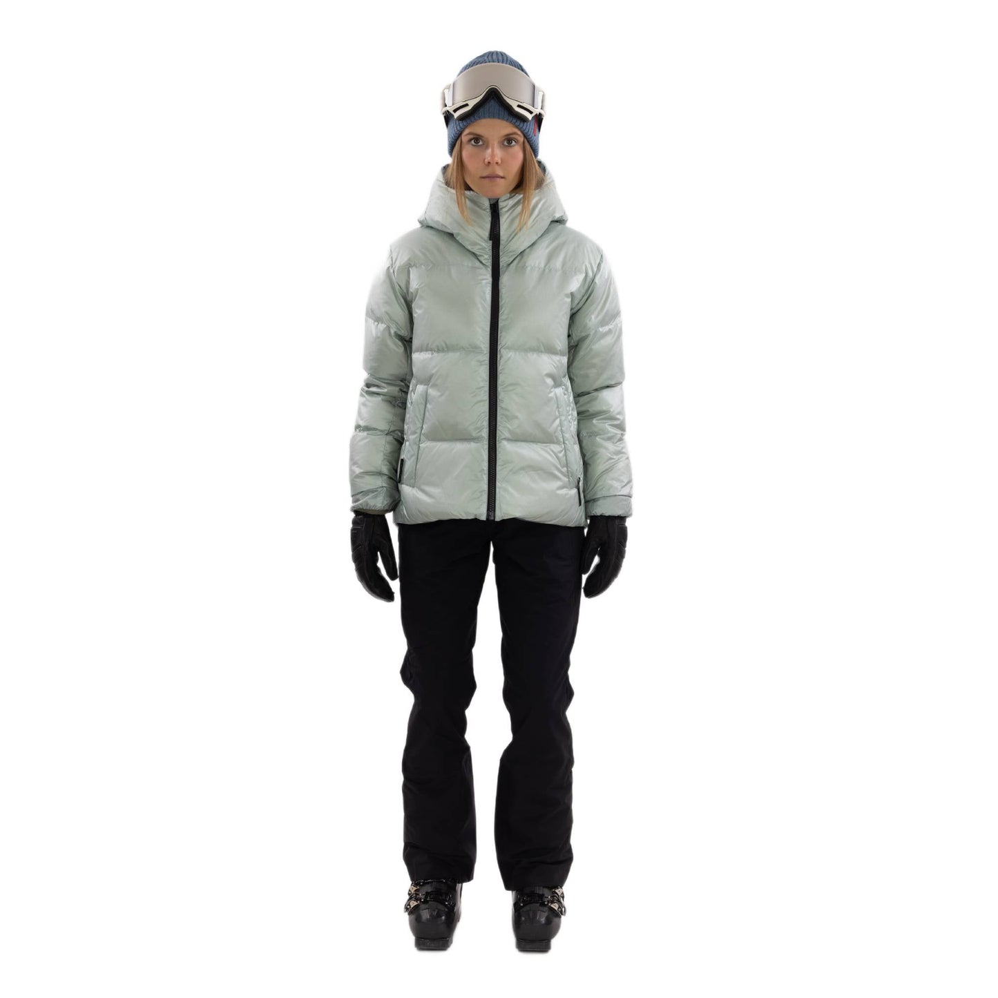 The Mountain Studio Reversible Tecno Womens Down Jacket 2026 - Skiis & Biikes