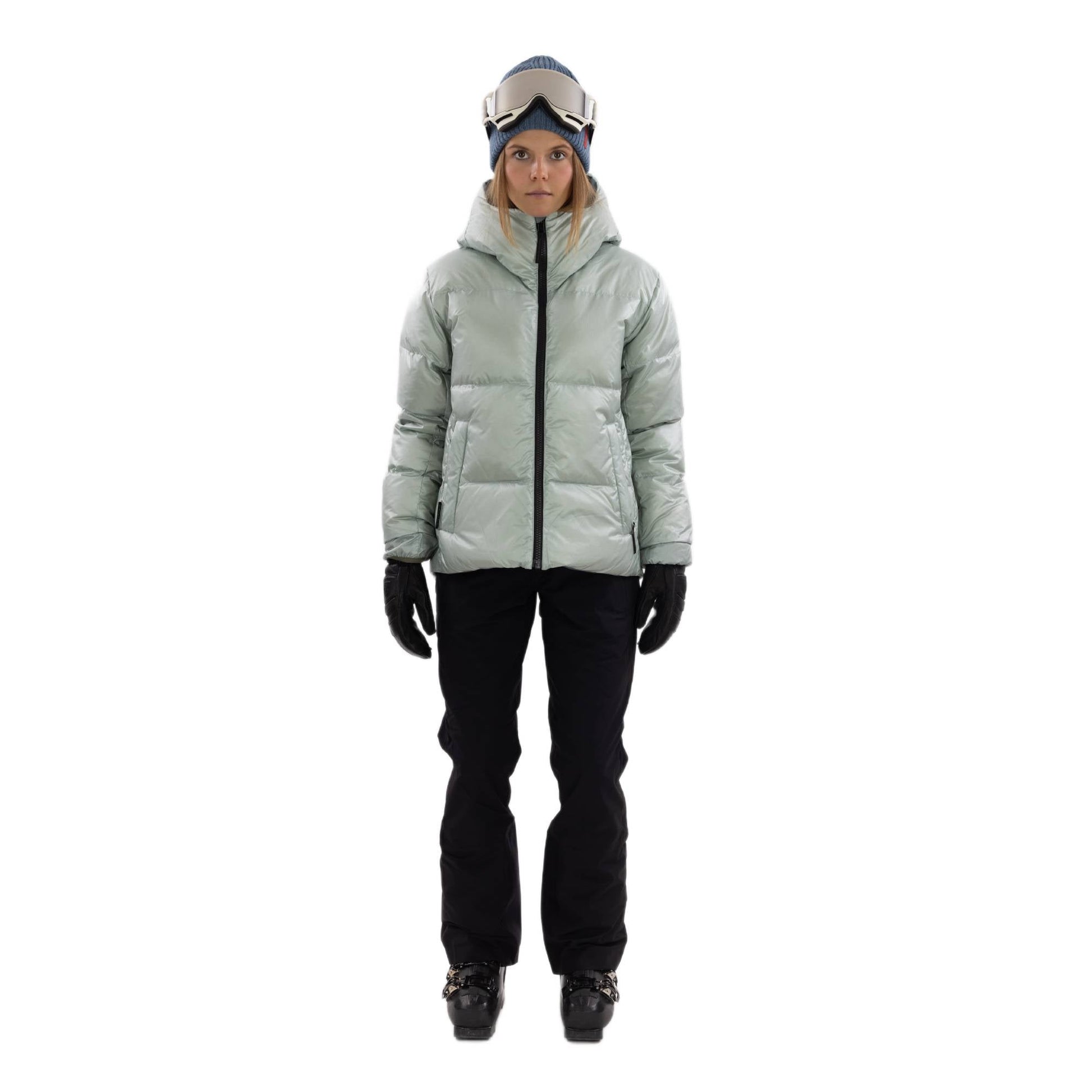 The Mountain Studio Reversible Tecno Womens Down Jacket 2026 - Skiis & Biikes