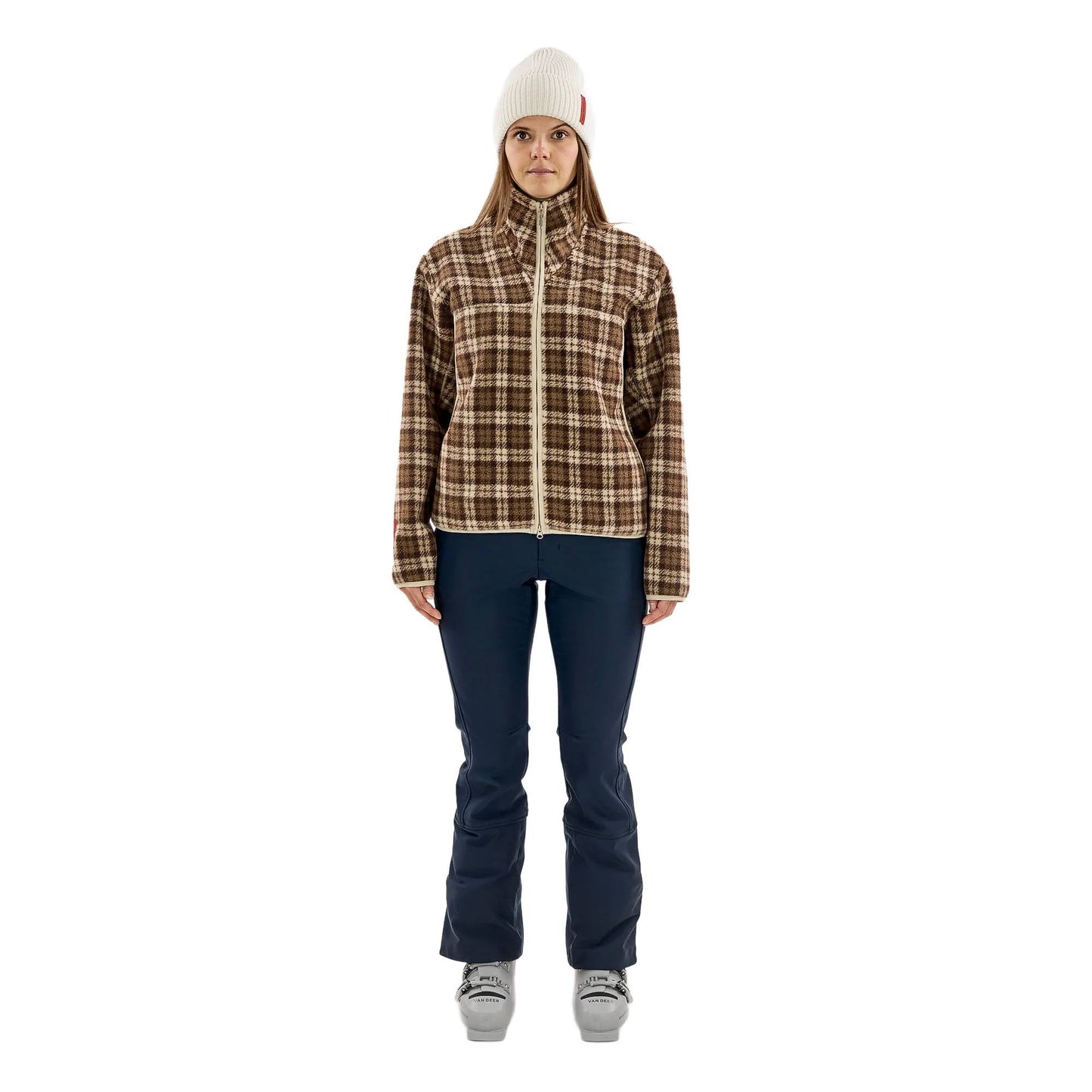 The Mountain Studio Soft Wool Pile Womens Jacket 2026 - Skiis & Biikes