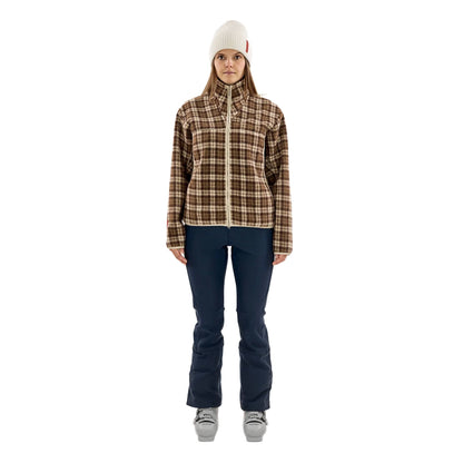 The Mountain Studio Soft Wool Pile Womens Jacket 2026 - Skiis & Biikes
