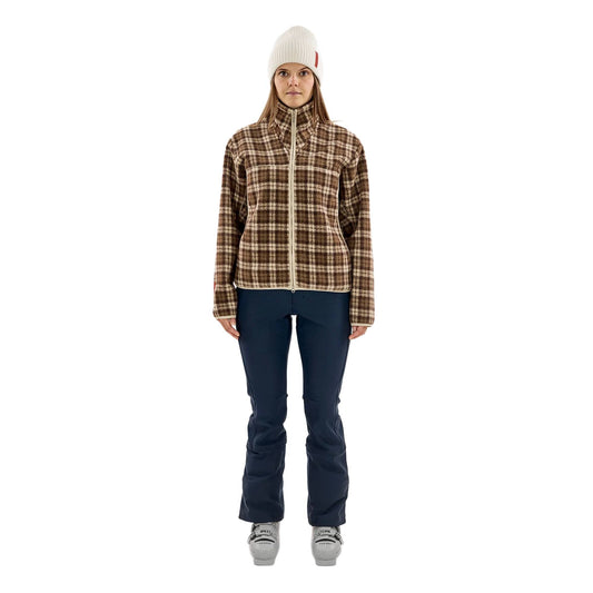 The Mountain Studio Soft Wool Pile Womens Jacket 2026 - Skiis & Biikes