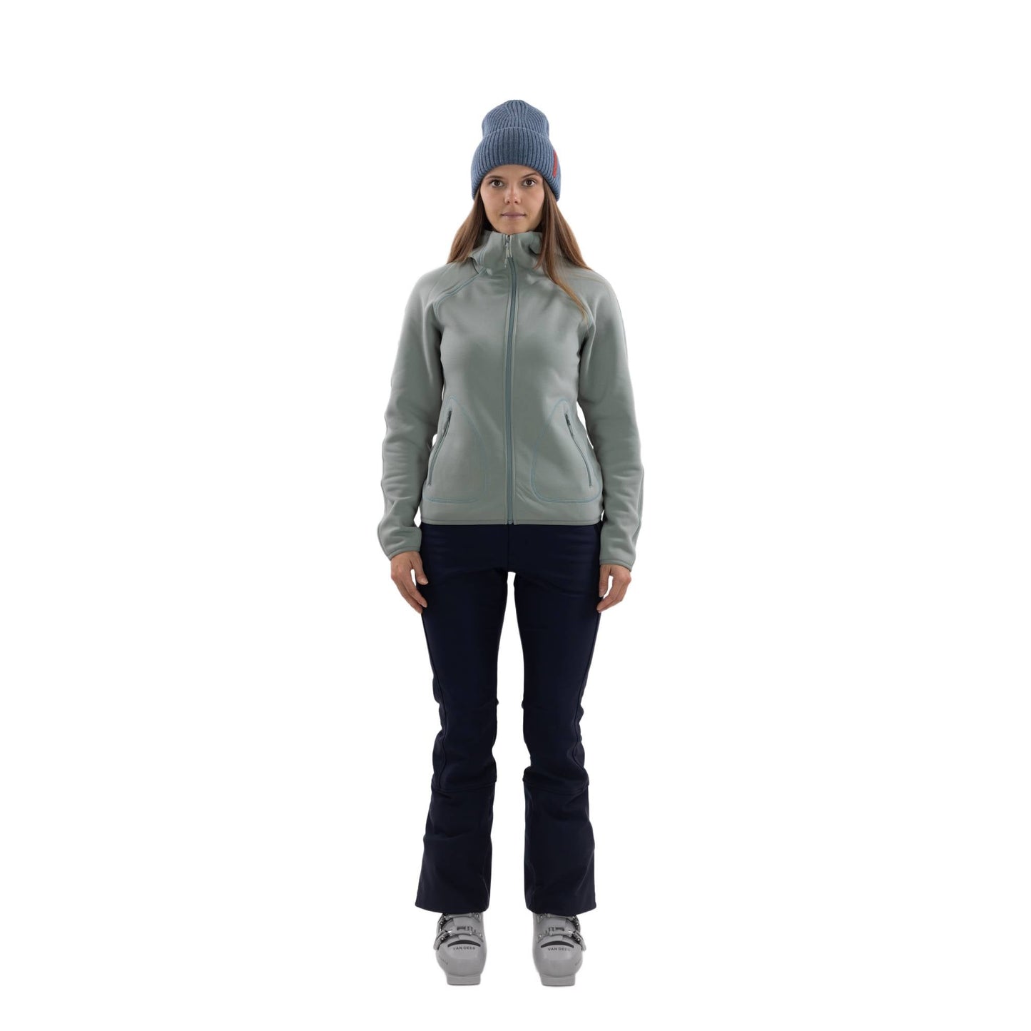 The Mountain Studio Tech Fleece Womens Hood 2026 - Skiis & Biikes