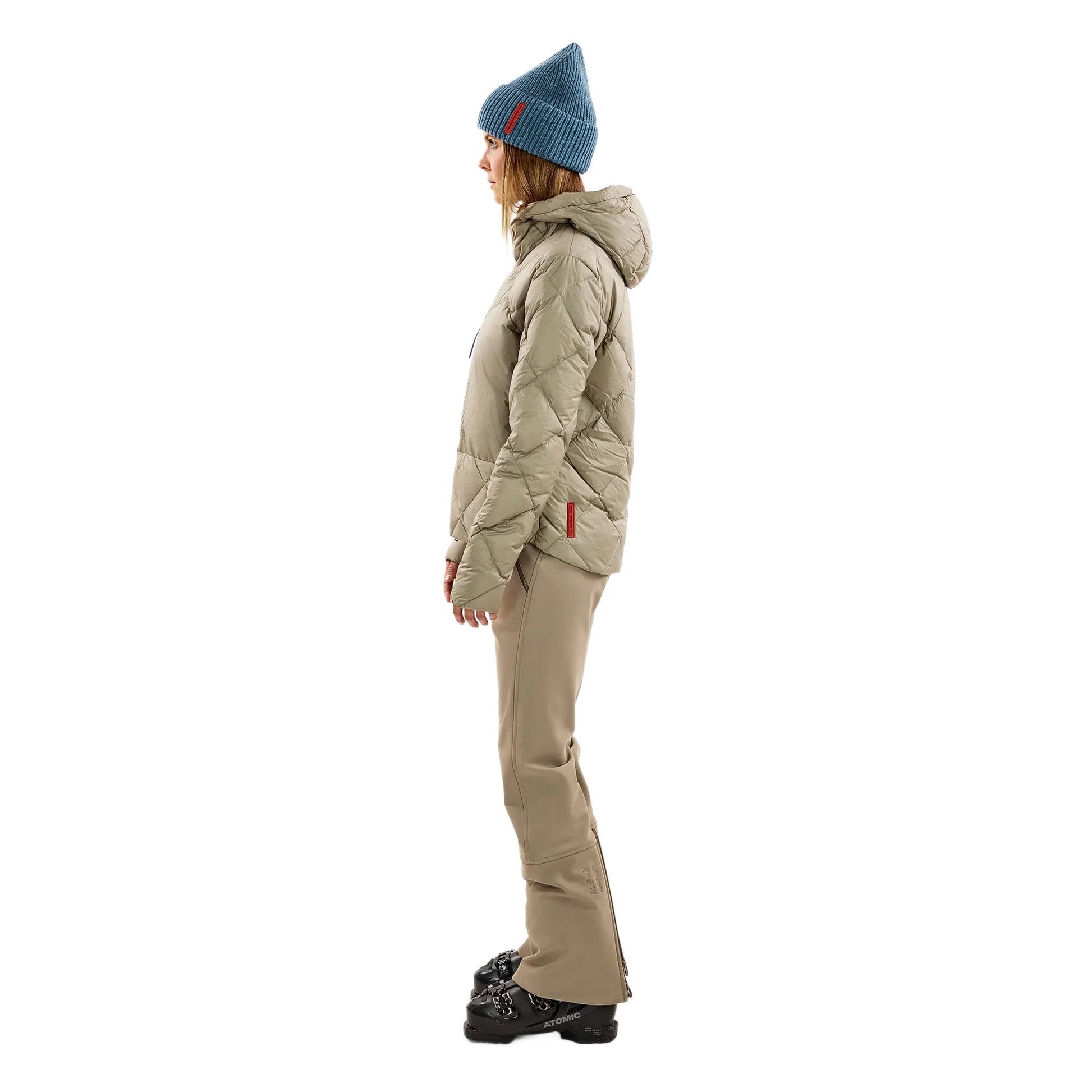 The Mountain Studio Ultralight Womens Down Hood Jacket 2026 - Skiis & Biikes