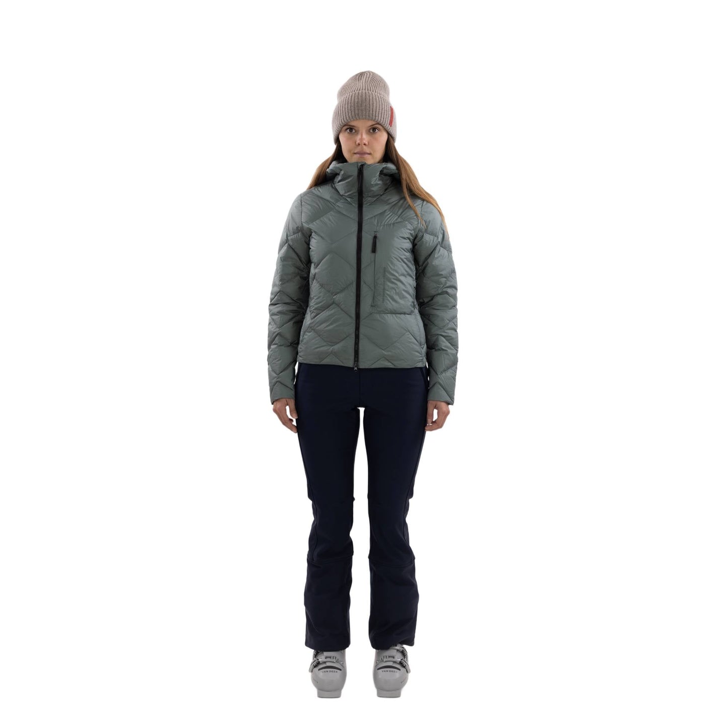 The Mountain Studio Ultralight Womens Down Hood Jacket 2026 - Skiis & Biikes