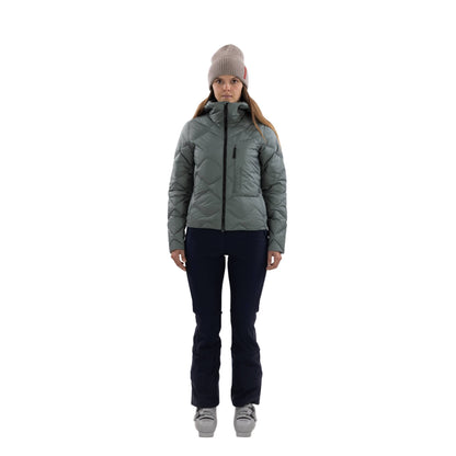 The Mountain Studio Ultralight Womens Down Hood Jacket 2026 - Skiis & Biikes